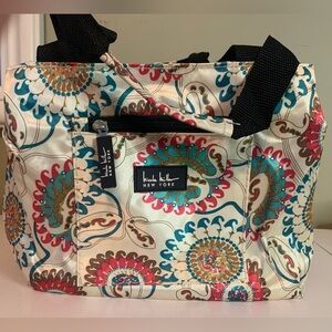 Nicole Miller Satin Insulated Lunch Tote